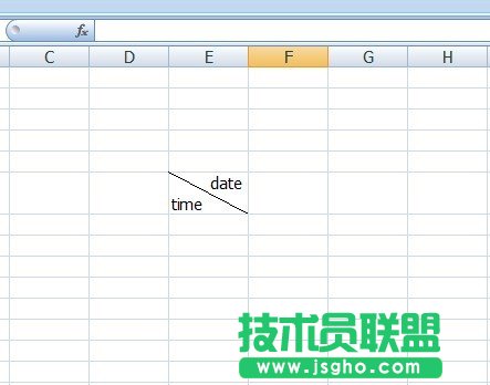 怎样在excel2007中画斜线
