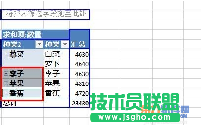 Excel教程 怎样设置数据透视表字段分组方法