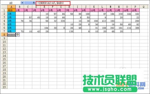 Excel教程 灵活运用INDEX函数制作动态图表