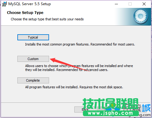 win10安装mysql-5.5.20-winx64的步骤2