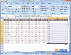 Excel教程 怎样实现隔多列数据求和