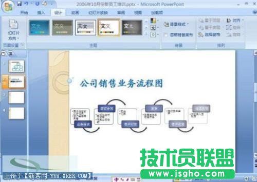 PowerPoint2007用SmartArt制作精美业务流程图