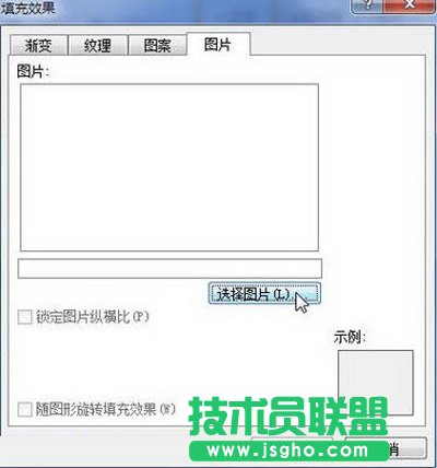 单击“选择图片”按钮