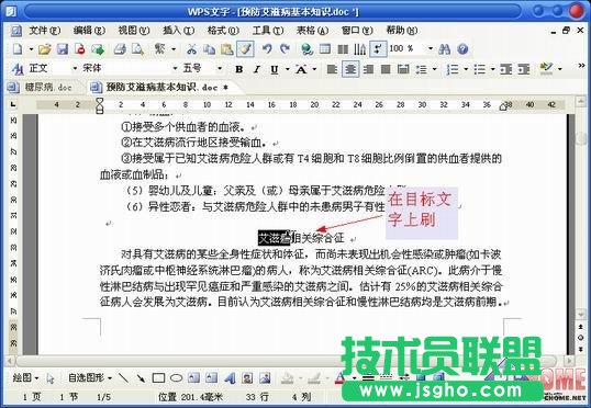 妙用WPS轻松实现跨文档应用格式刷