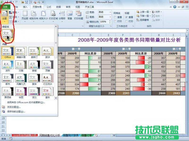 PowerPoint 2010使用主题功能统一文档风格