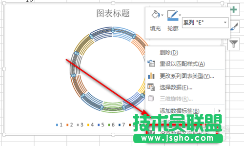 教你用Excel2013制作南丁格尔玫瑰图
