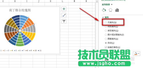 教你用Excel2013制作南丁格尔玫瑰图