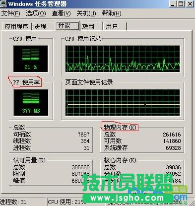 PF使用率是什么意思 三联教程 