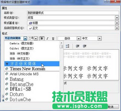 设置段落格式和字符格式