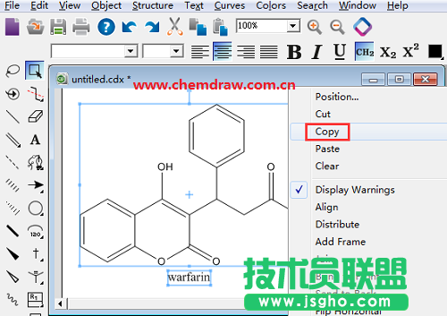 怎么把ChemDraw编辑好的结构图插入Word里 三联