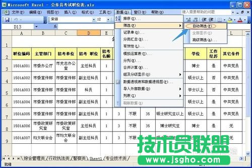 excel自动筛选怎么用?
