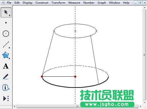 几何画板怎样画半圆？
