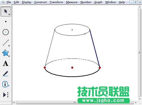 几何画板怎样画半圆？