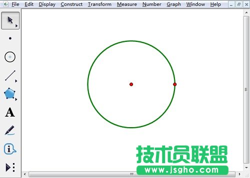 几何画板怎样画半圆？