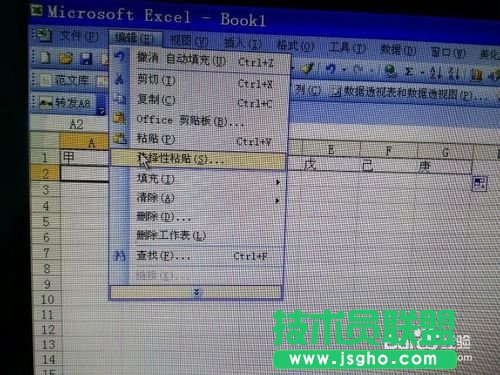 如何在Excel中进行行列快速转换