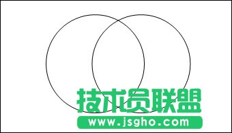 表示交集与重叠的图