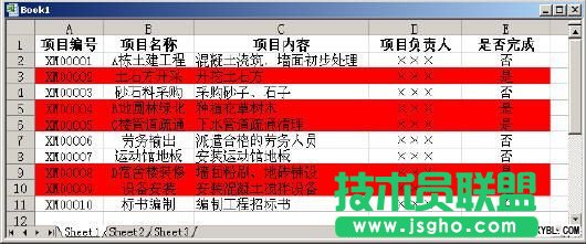 Excel条件格式自动标识特定的记录
