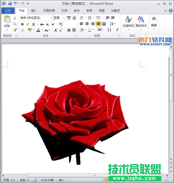 如何在Word中将图片的背景抠走