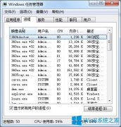 Win7如何查看电脑软件内存占用率？