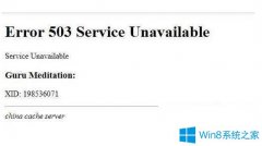 Win7系统无法打开网页提示error 503怎么办?