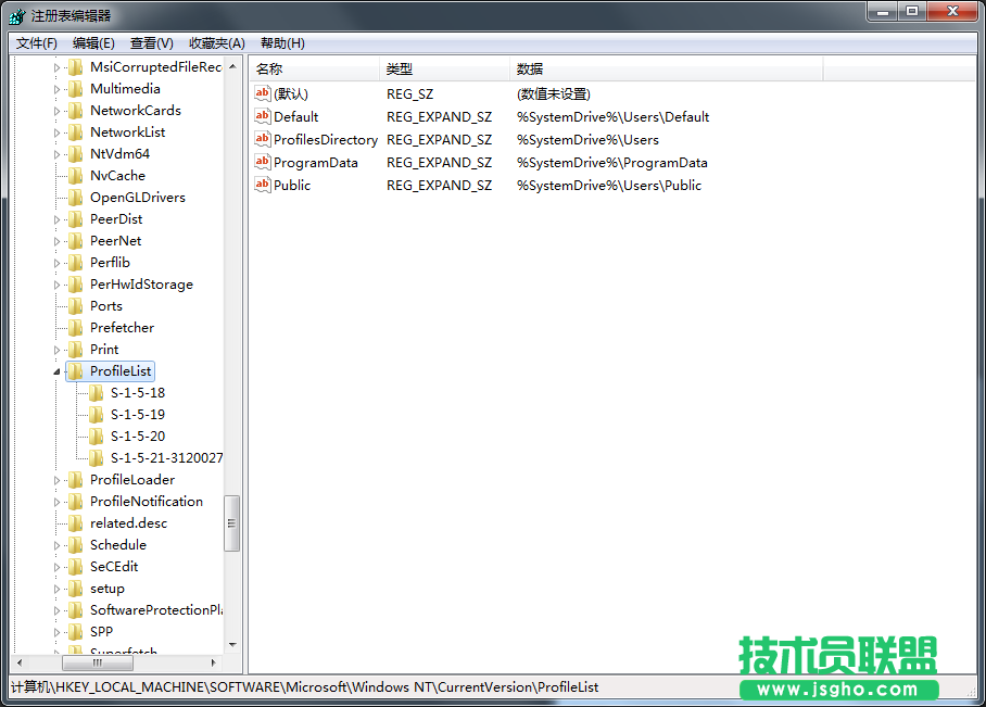 Windows7旗舰版如何通过注册表删除域账户？