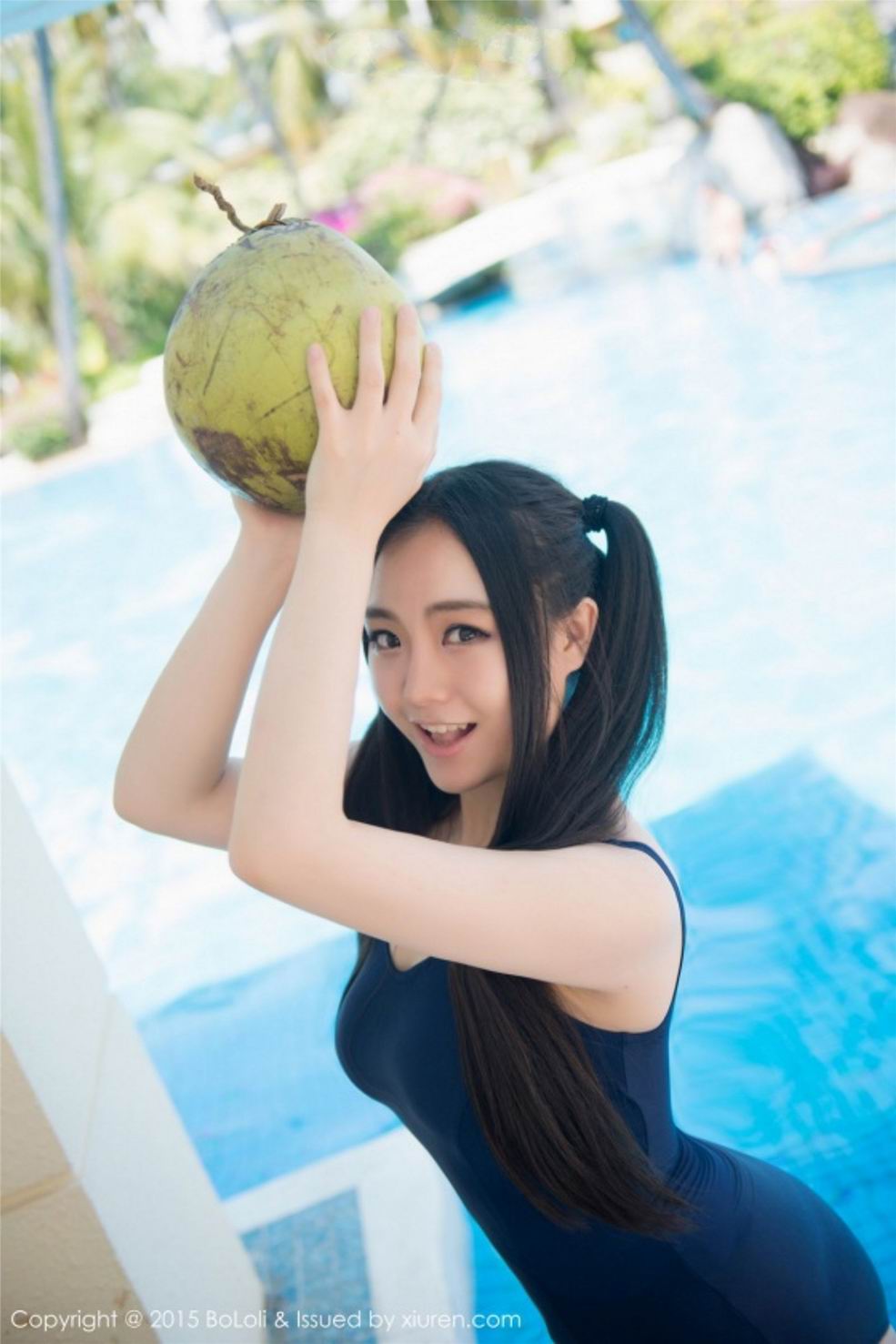 养眼[bololi波萝社]甜美模特许文婷regina性感泳衣
